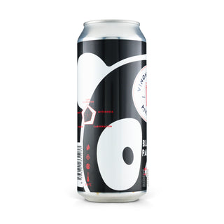 Lateral izquierdo Dark Lager VINOHRADSKÝ Black Panda 50cl - Catálogo Mascraft